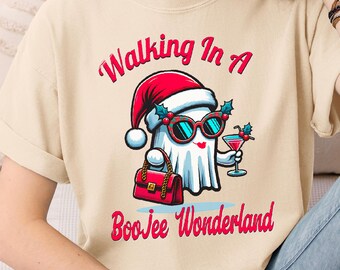 Christmas Boojee Ghost Shirt, Boojee Holiday Tee, Comfort Colors shirt, Retro Christmas tee, Funny Holiday Sweatshirt - Cute Christmas Shirt