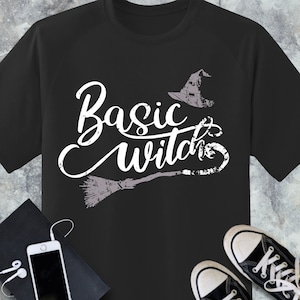 Basic Witch Tee Shirt, Witch T-shirt, Funny Shirt, Starbucks, Halloween Shirt, Witch Tee, Coffee Shirt, Fall Shirts, Autumn Shirts