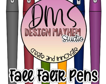 FALL Flair Pens png, SVG, jpg flair pen PNG, svg, jpg teacher png, svg, jpg teaching clipart, teacher appreciation