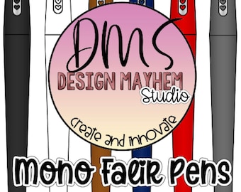MONO Color Flair Pens png, SVG, jpg flair pen PNG, svg, jpg teacher png, svg, jpg teaching clipart, teacher appreciation