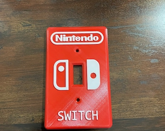 Nintendo Switch Light Switch Plate