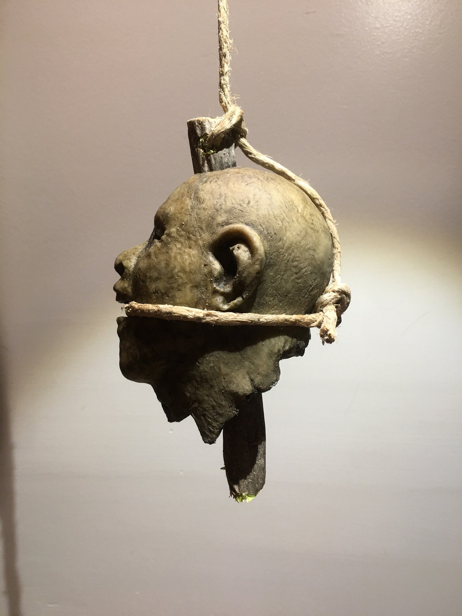 Shrunken head prop Etsy