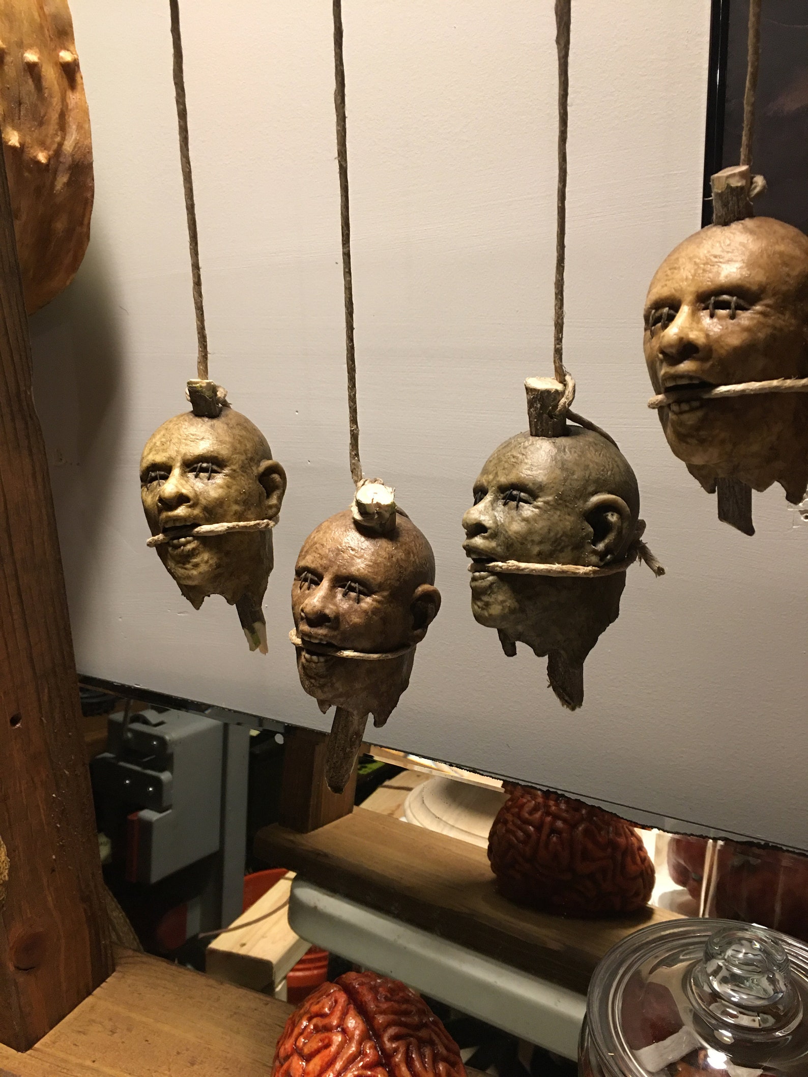 Shrunken head prop Etsy