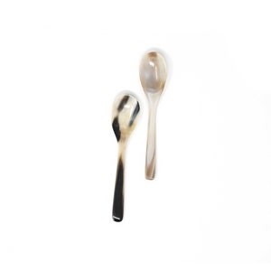 Horn Tea / Caviar Spoons (Set of 2)