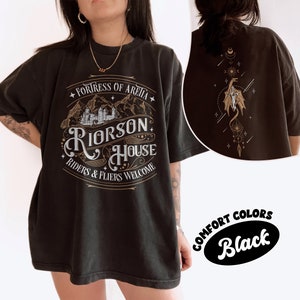Riorson House Comfort Colors Shirt, Fortress Of Aretia Shirts, Fourth Wing Inspired Merch, RY Inspired T Shirt, Bookish Gift