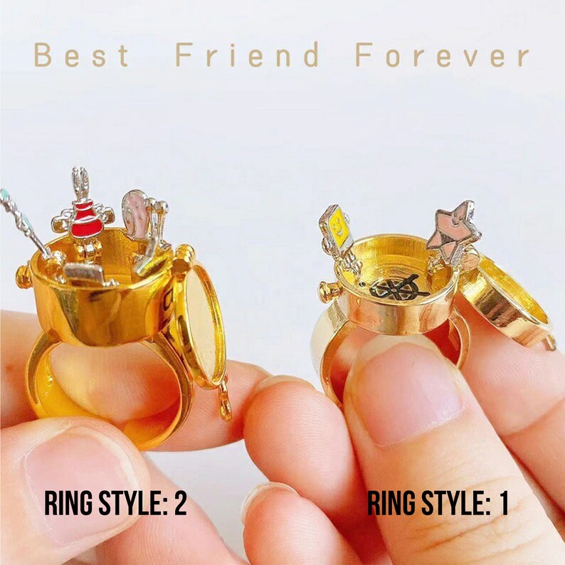 patrick and spongebob bff rings