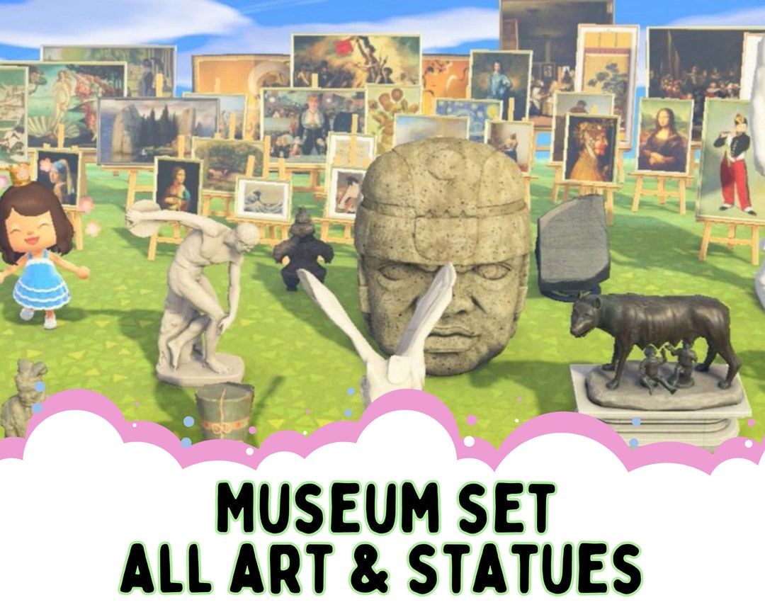 All Museum Art & Statues Set Instant Delivery Acnh Etsy UK