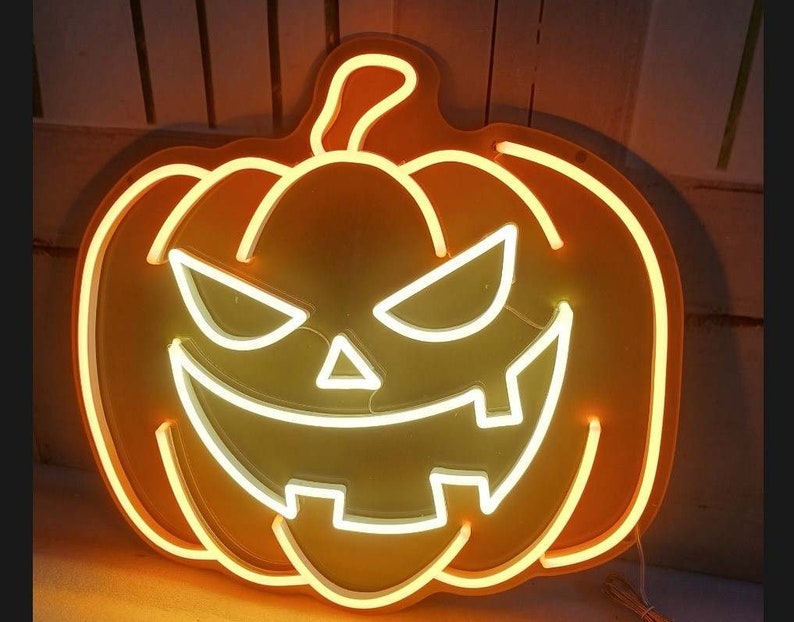 Custom Halloween Neon Sign Neon Sign Neon Light Handmade Etsy