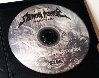 Shining Force III (3) Premium Disc Bonus Game -  Disc Replacement (DISC ONLY) - Sega Saturn Conversion - Custom Artwork