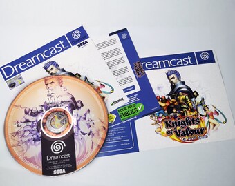 Knights of Valour Game - Atomiswave > Dreamcast Convert - Custom Artwork - Cover Art, Manual Cover and Disc for Pal Case - CASE NOT INCLUDED