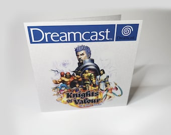 Knights of Valour: The Seven Spirits Manual - Atomiswave > Conversione Dreamcast - Arte personalizzata - PAL CASES - Istruzioni a colori fronte/retro