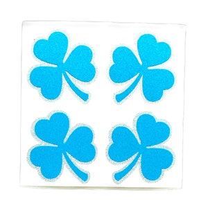 CLOVER REFLECTIVE DECAL, Bike Frame Decal, Reflective Helmet Decal, Custom Bike Decal, Bike Accessories for Women, Bicycle Accessories