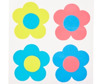 Reflective Flower Decal: Bike, Helmet, Car Sticker