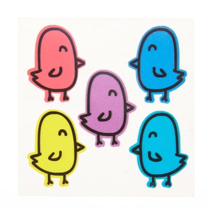 Little Chick Reflective Decal: Bike & Helmet Stickers