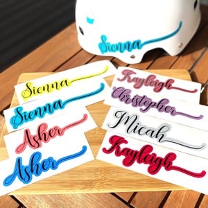 REFLECTIVE CUSTOM BIKE Decal, Bike Frame Decal, Reflective Helmet Decal, Custom Bike Decal, Bike Accessories for Women, Bicycle Accessories