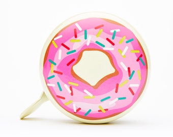 Donut Bike Bell, Kids Bicycle Accessories, Gift for Cyclist