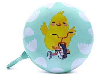 Baby Chick Bike Bell, Chick Bicycle Accessory, Gift for Girls & Cyclists