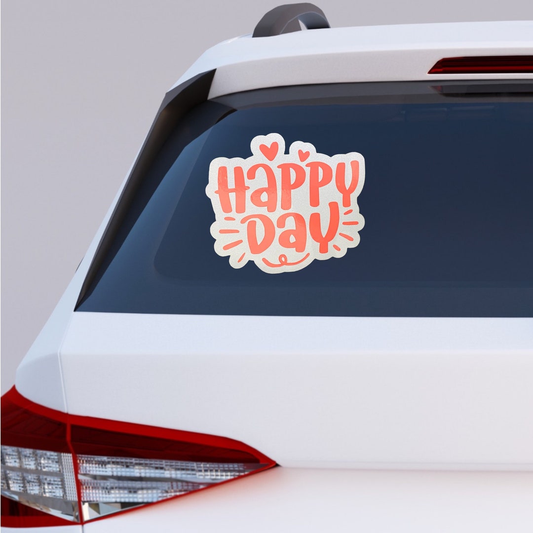 Custom Car Decal: Monogram Vinyl Name Sticker - Etsy