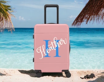 Personalized Luggage Decal, Custom Name Sticker for Suitcase, Kids Travel Luggage Customized