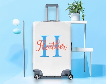 Personalized Luggage Decal, Custom Name Sticker for Suitcase, Kids Travel Luggage Customized