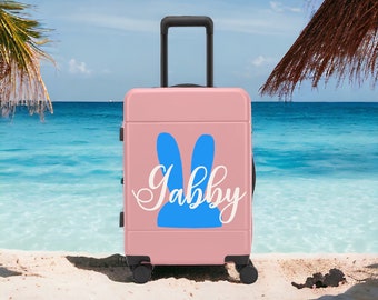 Personalized Luggage Decal, Custom Name Sticker for Suitcase, Kids Travel Luggage Customized