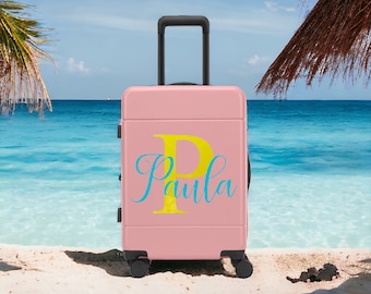 Personalized Luggage Decal, Custom Name Sticker for Suitcase, Kids Travel Luggage Customized