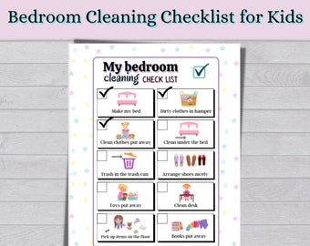Bedroom Cleaning Checklist for Kids