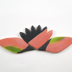 Royal Palm ZooLily handmade ceramic tiles for mosaic design.
