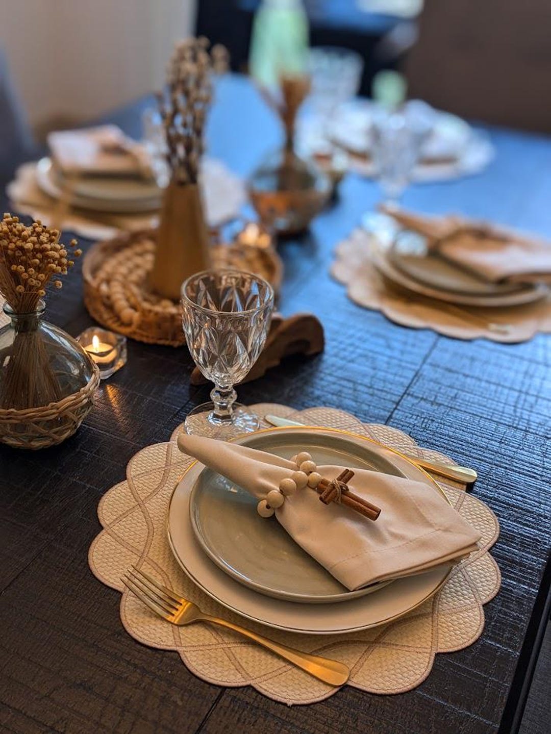 Christian Table Decor, Cross Napkin Ring, Easter Table Decor, Christian ...