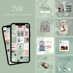 30 Dreamy Sage Instagram Feed Templates