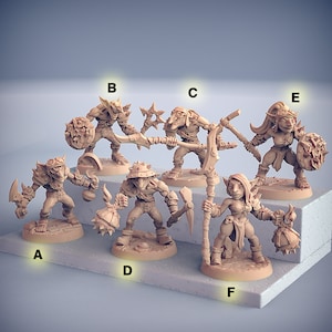 Sparksoot Goblins, Artisan Guild, for Tabletop, RPG, Frostgrave, DnD