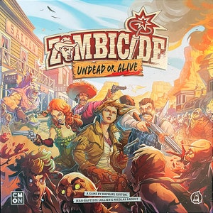 Inserção Zombicide Undead or Alive Inserções de jogo de tabuleiro Wild West para Zombicide Undead or Alive em cores diferentes