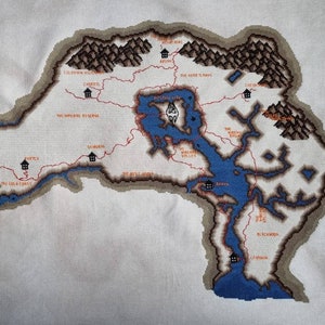 Cyrodill Cross Stitch Pattern PDF