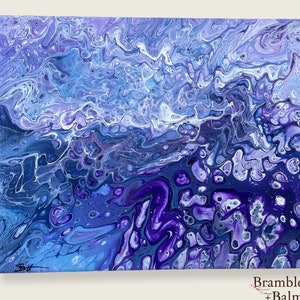 004 Acrylic Pour Painting- Fluid Art