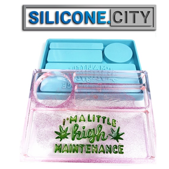 Rolling Tray Molds Glossy Rolling Tray Rolling Tray Kit Grinder