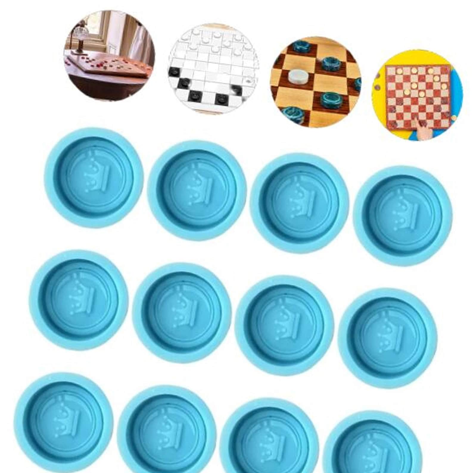 Checkers Mold Checker Mold Silicone Checkers Mold Etsy