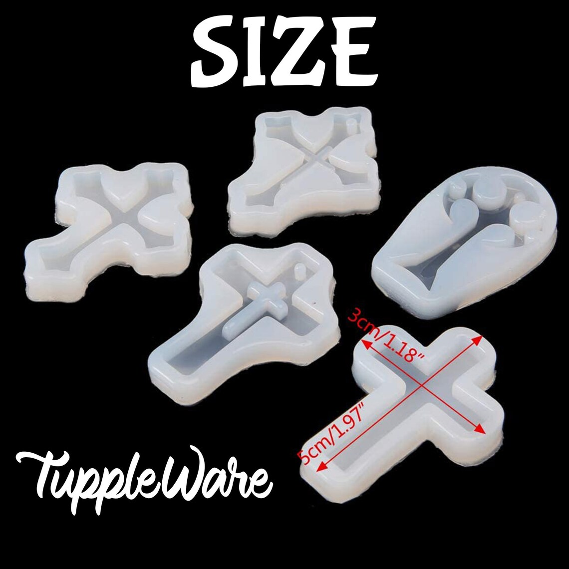 Cross Mold Cross Mold Resin DIY Resin Epoxy Moulds Cross Etsy UK