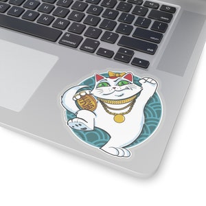 Maneki Neko - Kiss-Cut-stickers