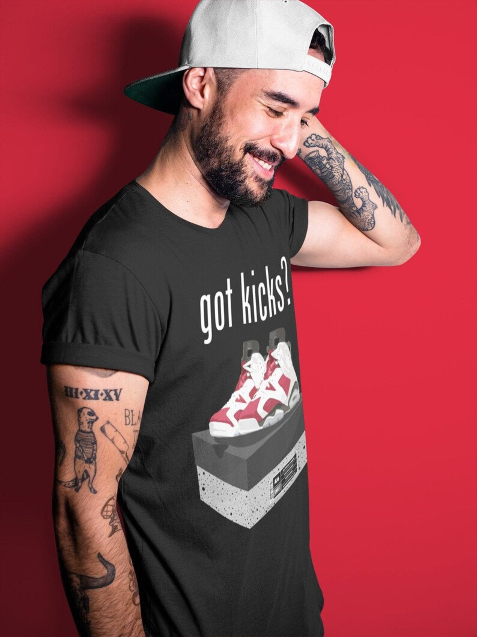 Air Jordan 6 Retro Carmine Sneaker Shirts And Sneaker Matching | Etsy