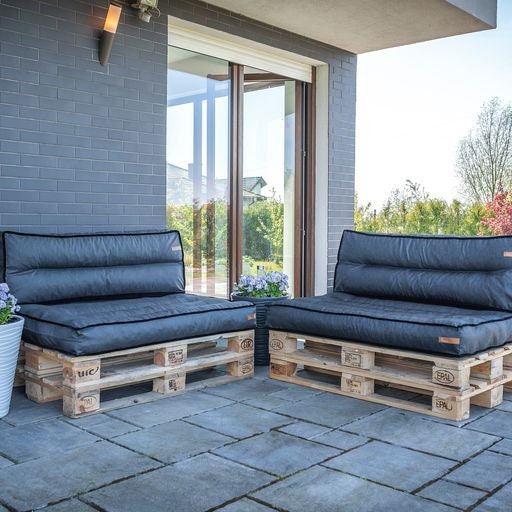 Cojines Sofa con Relleno Incluido [40x40 y 30x50 cm] - Fundas Cojines  sillas jardin Cama y Sofá.