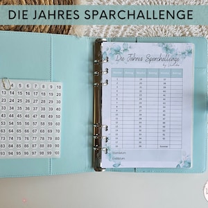 Die Jahres Sparchallenge mit A5 Budgetbinder, eine besondere 52 Wochen Challenge, Sparen mit der Umschlagmethode Bild 5