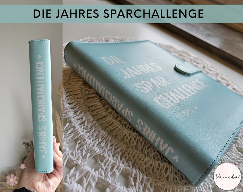 Die Jahres Sparchallenge mit A5 Budgetbinder, eine besondere 52 Wochen Challenge, Sparen mit der Umschlagmethode Bild 2