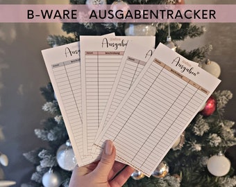 Ausgabentracker 4 verschiedene Farben,  Ausgabenübersicht, Budgetvorlage - Budget Sheets