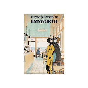 Perfectly Normal In Emsworth Poster | Fine Art Travel Print, Dry Suit