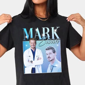 90s Vintage Mark Sloan. Grey's Anatomy TV series T shirt Unisex Heavy Cotton Tee