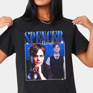 90s Vintage Spencer Reid. Criminal Mind TV Series T shirt Unisex Heavy Cotton Tee
