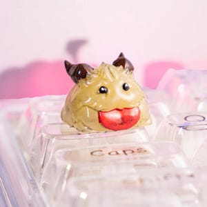 Po.ro Artisan Tastenkappen, Benutzerdefinierte Harz Tastenkappen, Tastenkappen Anime niedlich, Tastenkappe Cherry MX, Tastenkappen set, Tastenkappe Leertaste, Geburtstagsgeschenk, Geschenk für sie