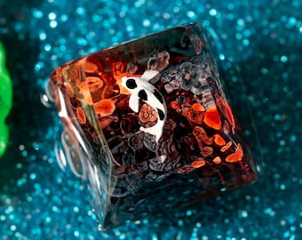 Black Orange KOI Keycap, Artisan keycap, Custom keycaps, Resin keycap, Spacebar keycap, Sa keycaps Cherry MX, Anime keycaps, Gift for him