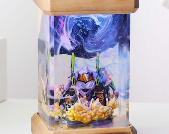 Lamp custom resin, Eva resin night light, night light wood, epoxy resin lamp,custom resin lamp, table lamp night light, bedside lamp wood