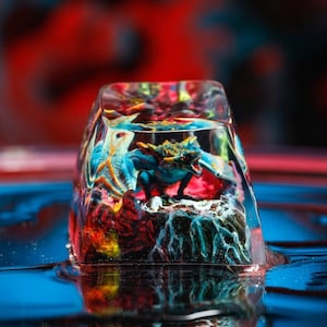 Dragon Artisan keycaps, Handmade SA keycaps for Cherry MX Mechanical Keyboard, Custom Keycaps, Keycap Set, Gamer Gift, Gift for Him